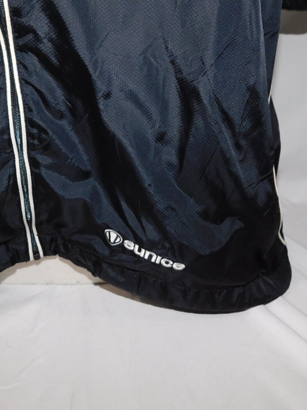 Sunice Sunita Golf Windshirt Jacket Black White Womens 2XL Full zip Short Sleeve - Picture 6 of 12